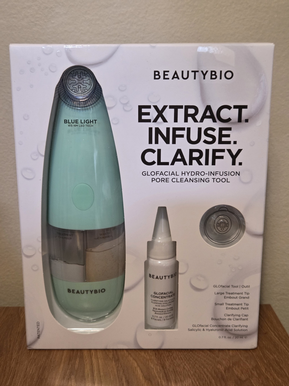 BEAUTYBIO GloFacial Hydro-Infusion Pore Cleansing Tool - Mint
